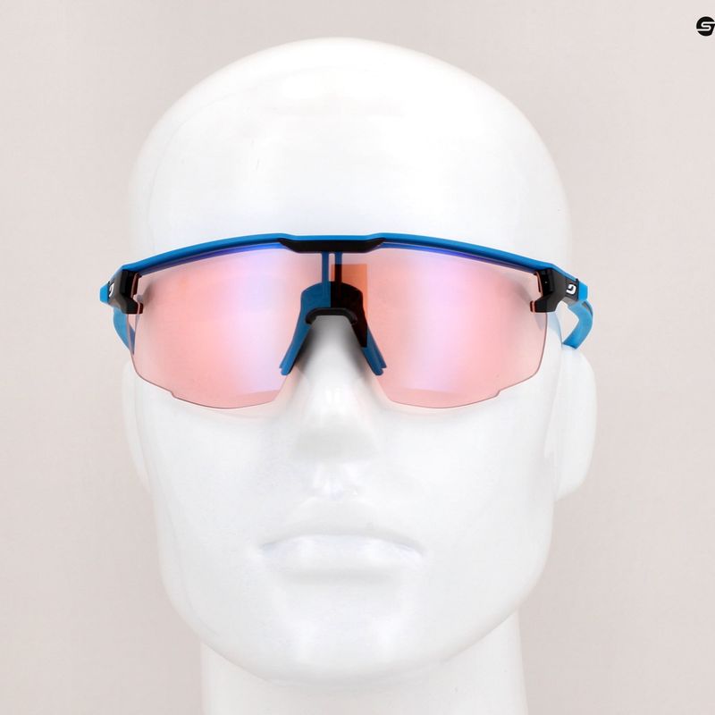 Julbo Ultimate Reactiv 1-3 Magas kontrasztú matt kék/fekete kerékpáros szemüveg 9