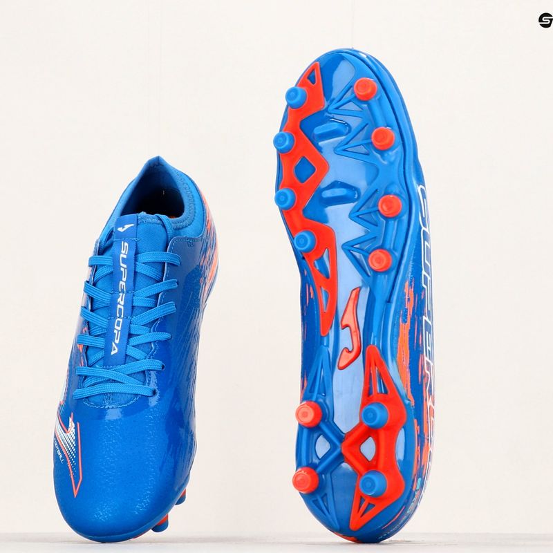 Joma Super Copa FG férfi futballcipő királyi/korall színű 12