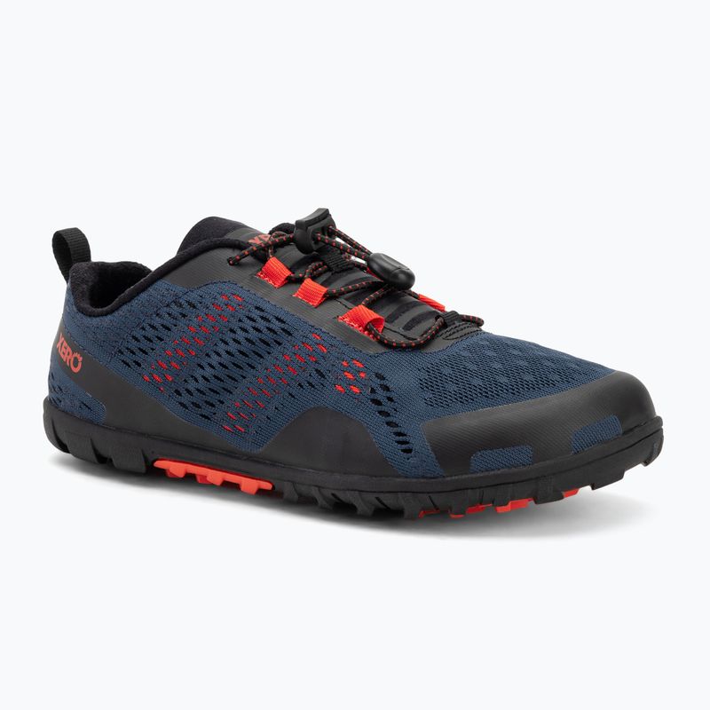 Férfi barefoot cipő Xero Shoes Aqua X Sport moonlit/kék/narancs