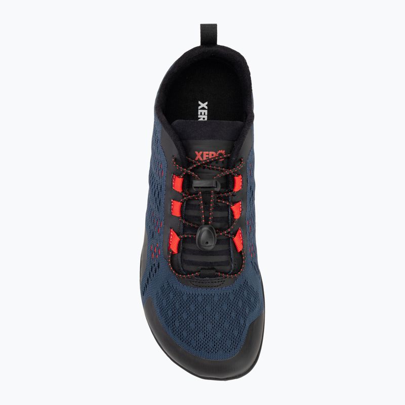 Férfi barefoot cipő Xero Shoes Aqua X Sport moonlit/kék/narancs 5