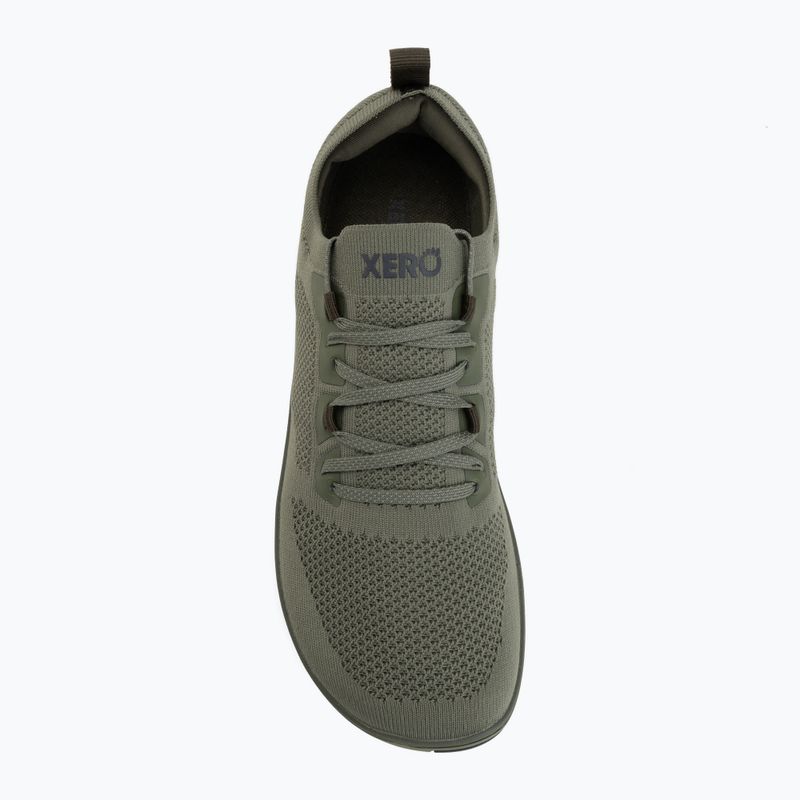 Férfi mezítlábas cipő Xero Shoes Nexus Knit oliva színű 5
