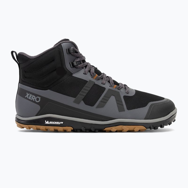 Férfi mezítlábas cipő Xero Shoes Scrambler Mid II aszfalt/ fekete 2