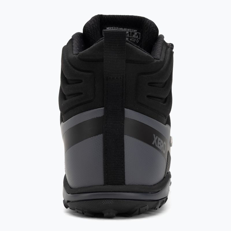 Barefoot cipők Xero Shoes Scrambler Mid II WP black/asphalt 6