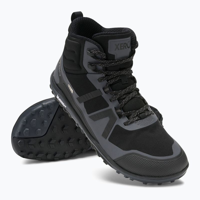 Barefoot cipők Xero Shoes Scrambler Mid II WP black/asphalt 8
