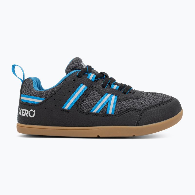 Xero Shoes mezítlábas gyermekcipő Prio fekete/ kék 2