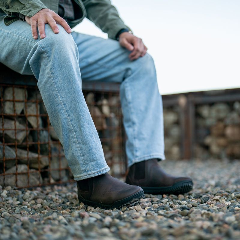 Barefoot cipők Xero Shoes Ridgeway Chelsea dark brown 10