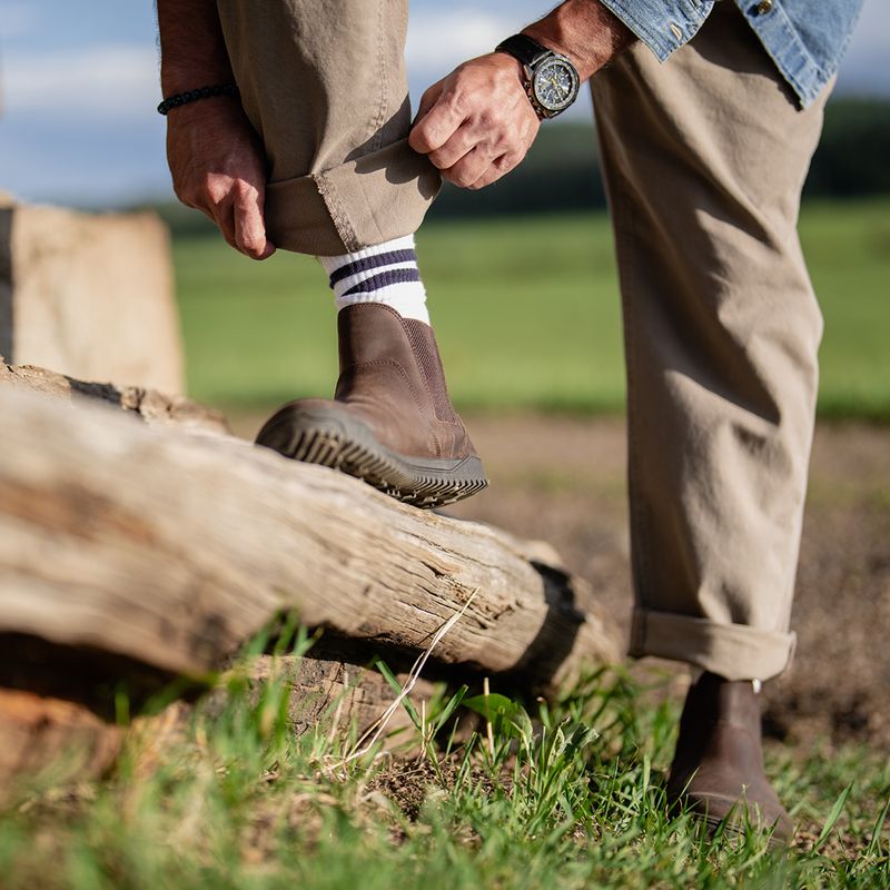 Barefoot cipők Xero Shoes Ridgeway Chelsea dark brown 11