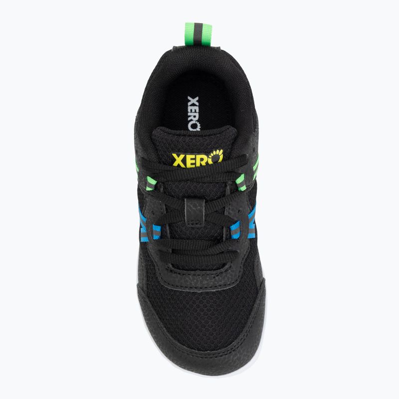 Xero Shoes mezítlábas gyermekcipő Prio fekete/ lime 5