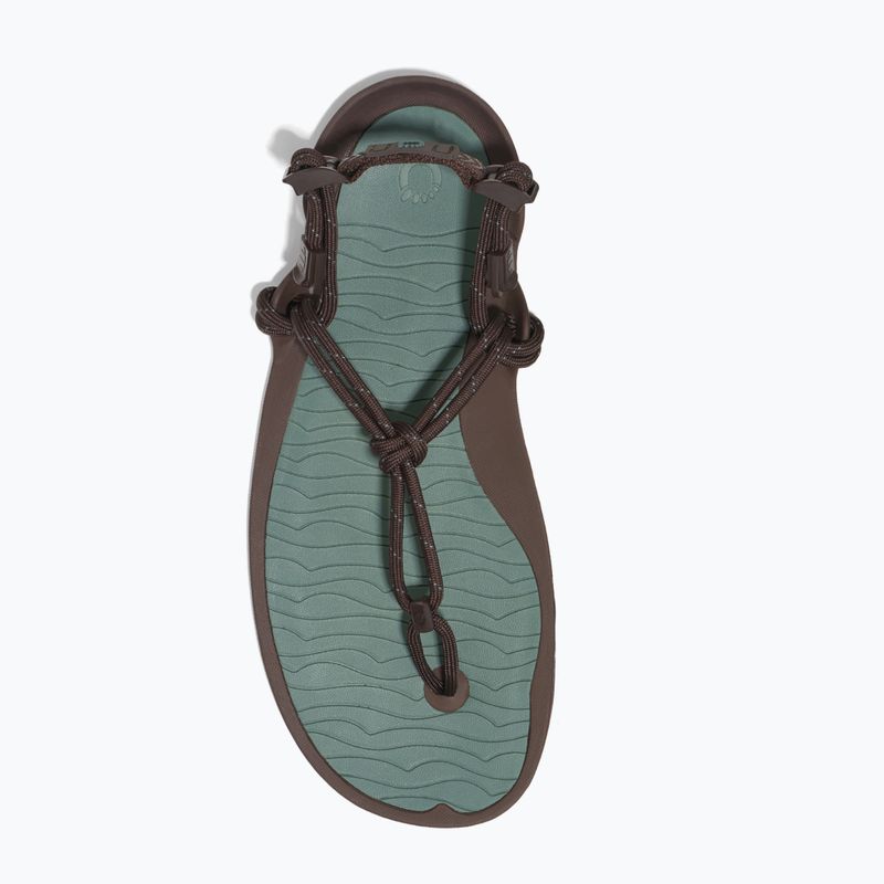 Férfi barefoot szandálok Xero Shoes Aqua Cloud java/brown/dark/forest 5