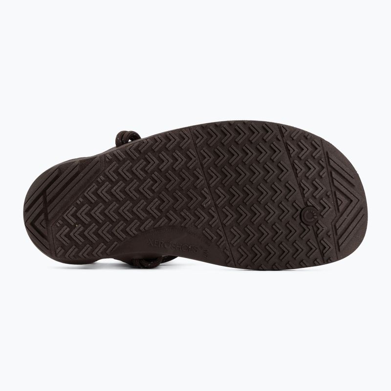 Férfi barefoot szandálok Xero Shoes Aqua Cloud java/brown/dark/forest 4
