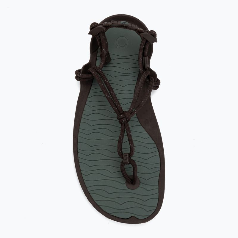Férfi barefoot szandálok Xero Shoes Aqua Cloud java/brown/dark/forest 5