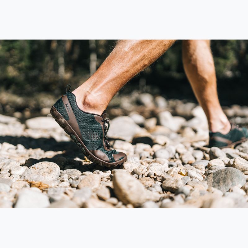 Férfi barefoot cipők Xero Shoes Aqua X Sport sötét/erdő/java/barna 8