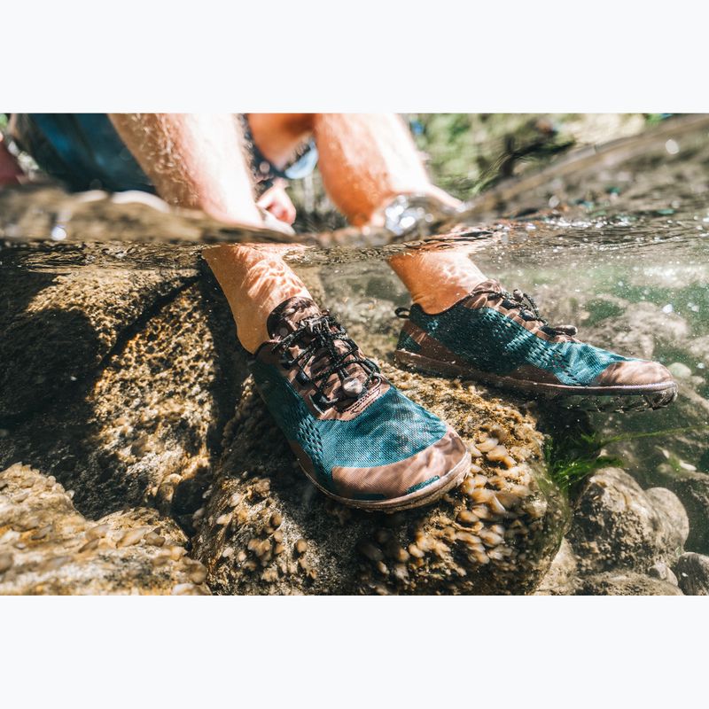 Férfi barefoot cipők Xero Shoes Aqua X Sport sötét/erdő/java/barna 10