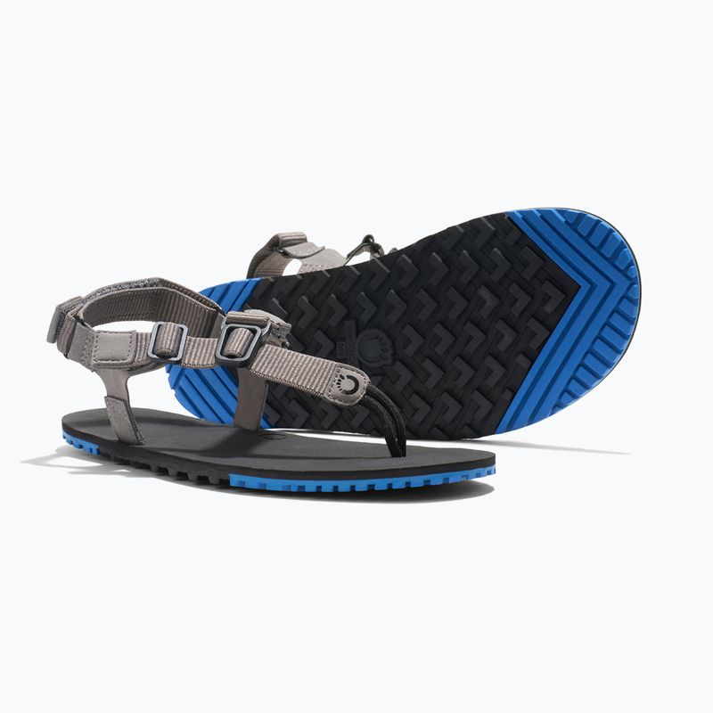 Férfi mezítlábas szandál Xero Shoes H-Trail acélszürke/kék/lolite 15