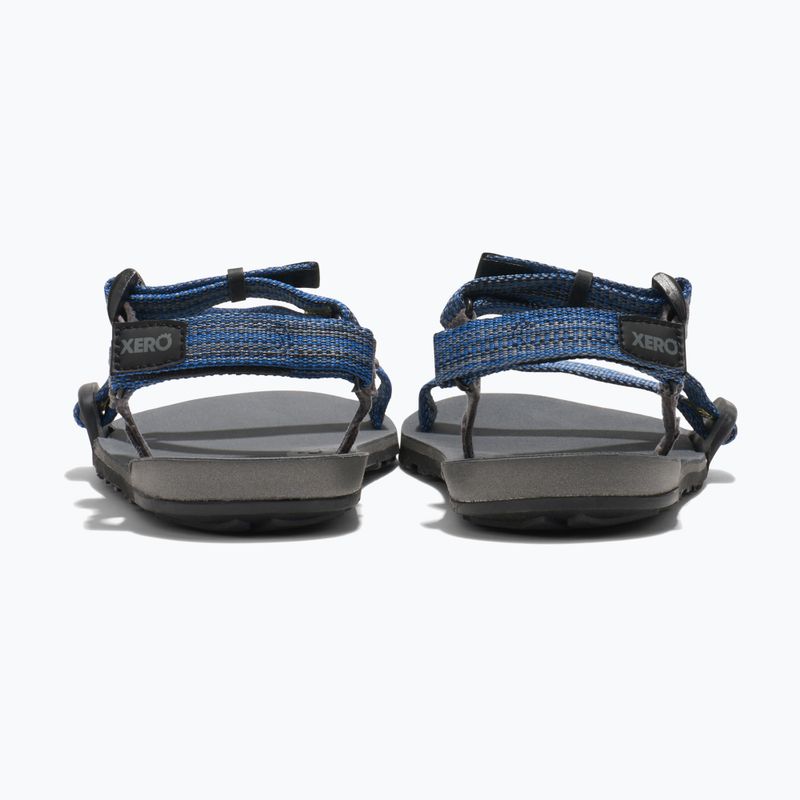 Mezítlábas gyermek Xero Shoes Z-Trail szandál szén/multi/kék 4