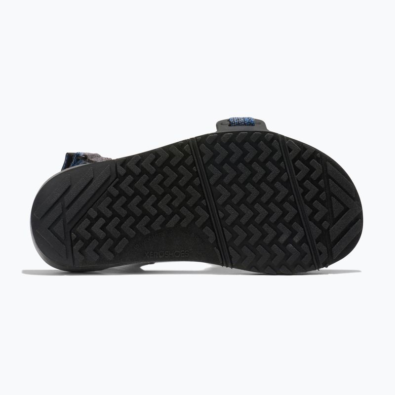 Mezítlábas gyermek Xero Shoes Z-Trail szandál szén/multi/kék 6