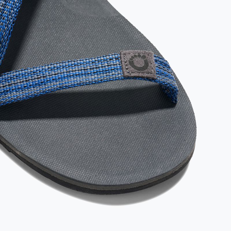 Mezítlábas gyermek Xero Shoes Z-Trail szandál szén/multi/kék 7