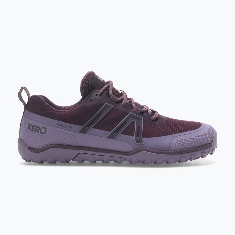 Női barefoot cipők Xero Shoes Scrambler Trail Low WP Plum perfect/sage purple 8