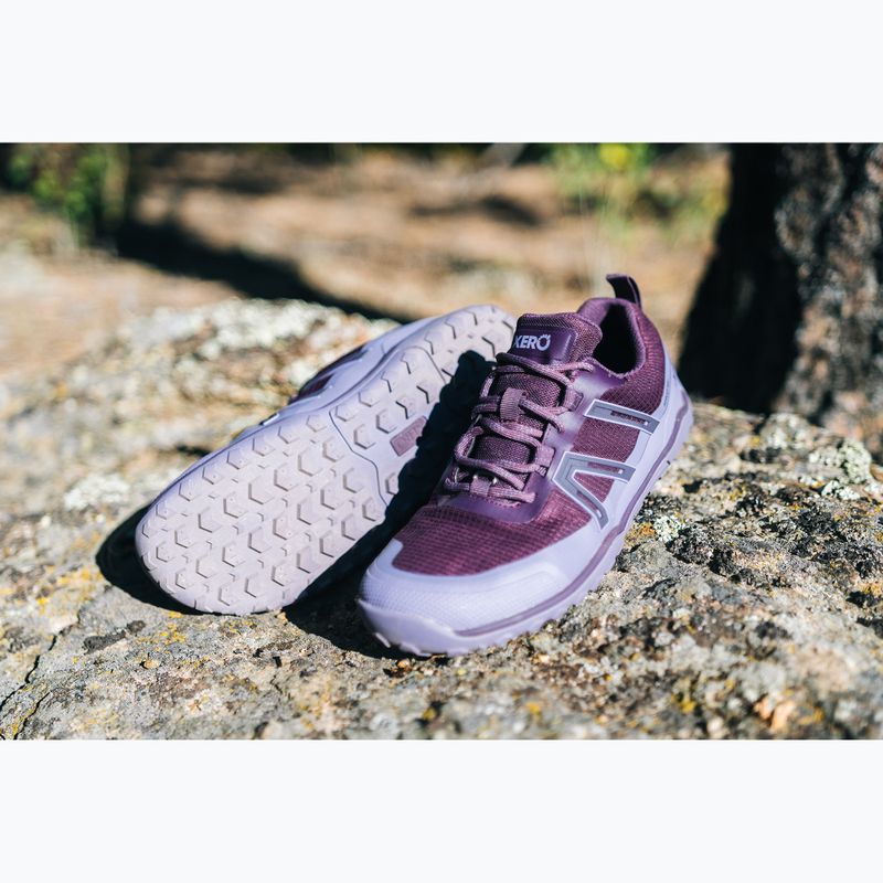 Női barefoot cipők Xero Shoes Scrambler Trail Low WP Plum perfect/sage purple 14