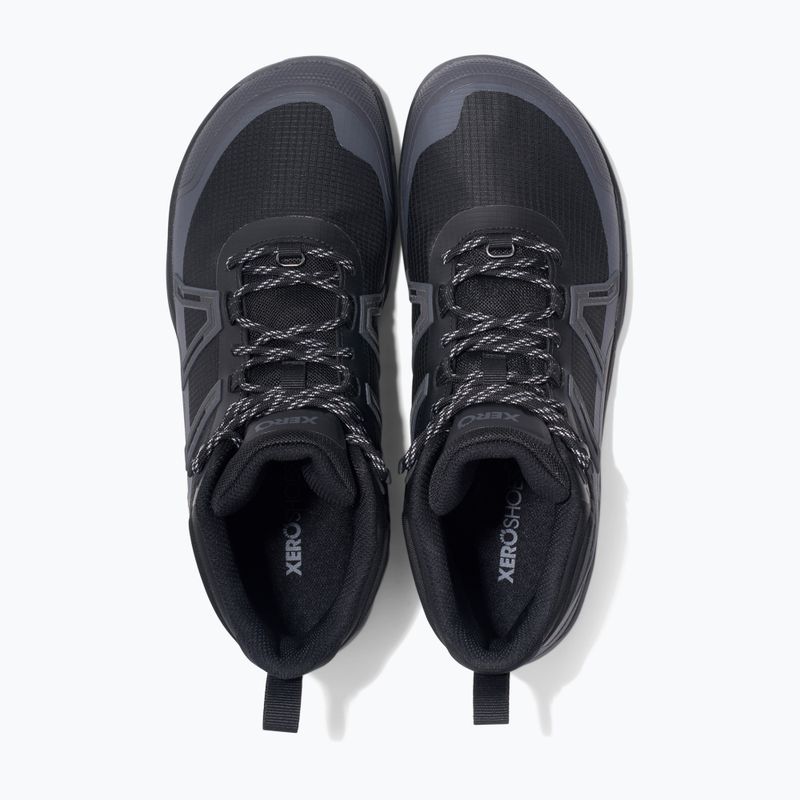 Berefoot férfi Xero cipő Scrambler Trail Mid WP fekete/aszfalt 12