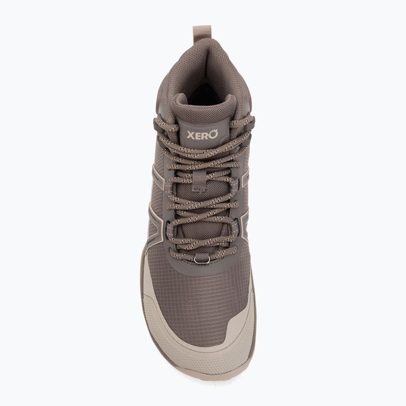 Női barefoot cipők Xero Shoes Scrambler Trail Mid WP morel/pure cashmere 5