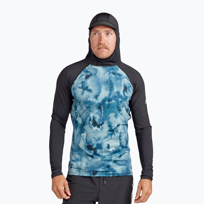 Dakine férfi úszópóló Hd Snug Fit Rashguard Hoodie kék/fekete DKA363M0004 3