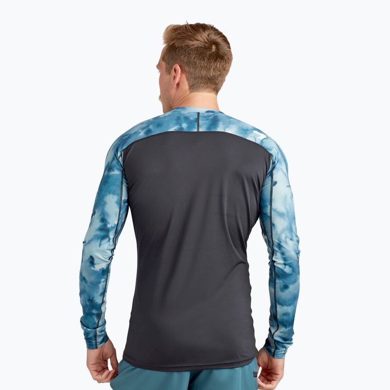 Dakine férfi úszópóló Hd Snug Fit Rashguard Crew fekete és kék DKA651M0004 2