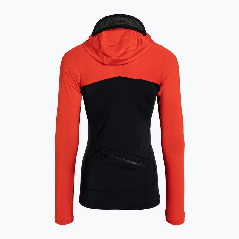 Dakine női úszópóló Hd Snug Fit Rashguard Hoodie fekete és piros DKA333W0002 6