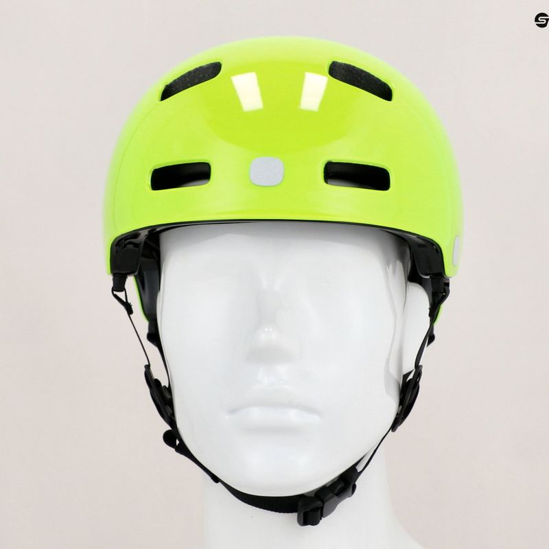 Gyermek kerékpáros sisak POC POCito Crane MIPS fluorescent yellow/green 9