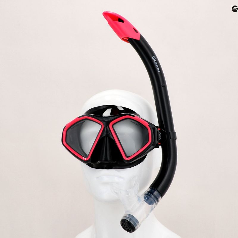 Aqualung Hawkeye Combo Snorkelling Kit Maszk + Snorkel Fekete SC3970102 12