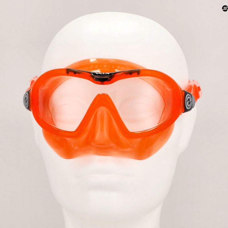 Aqualung Mix narancssárga/fekete gyermek búvármaszk MS5560801S 7