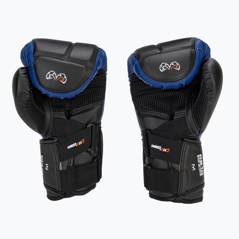Rival RB10 Intelli-Shock Bag bokszkesztyű fekete/kék 3