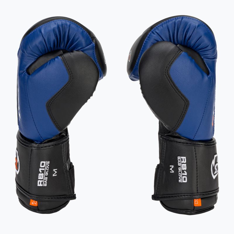 Rival RB10 Intelli-Shock Bag bokszkesztyű fekete/kék 4