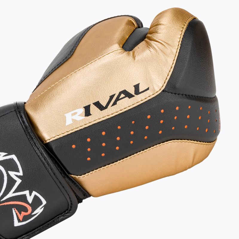 Rival RB10 Intelli-Shock Bag bokszkesztyű fekete/arany 5