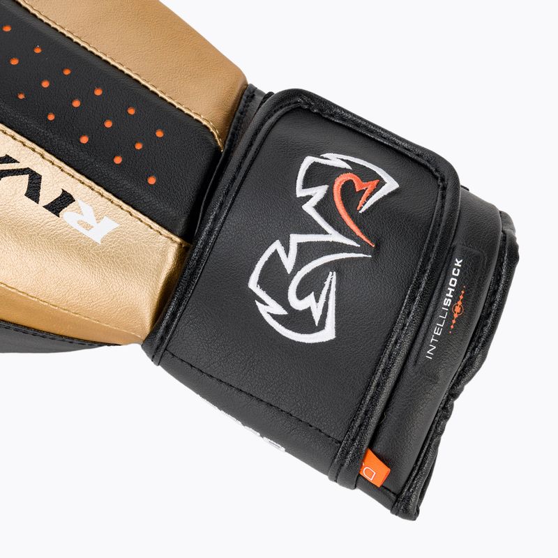 Rival RB10 Intelli-Shock Bag bokszkesztyű fekete/arany 6