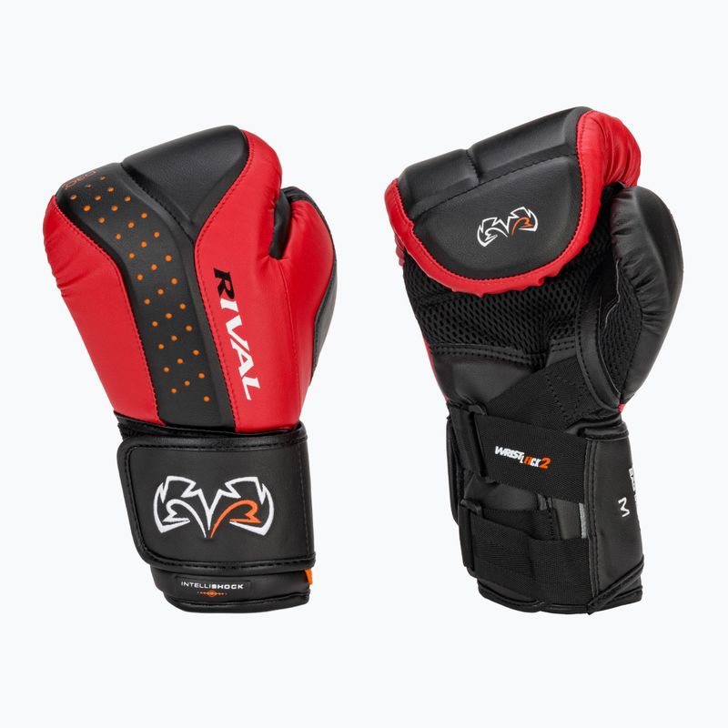 Rival RB10 Intelli-Shock Bag bokszkesztyű fekete/piros