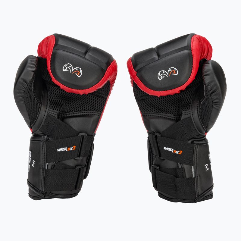 Rival RB10 Intelli-Shock Bag bokszkesztyű fekete/piros 3