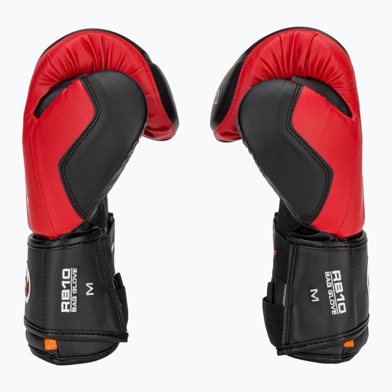 Rival RB10 Intelli-Shock Bag bokszkesztyű fekete/piros 4