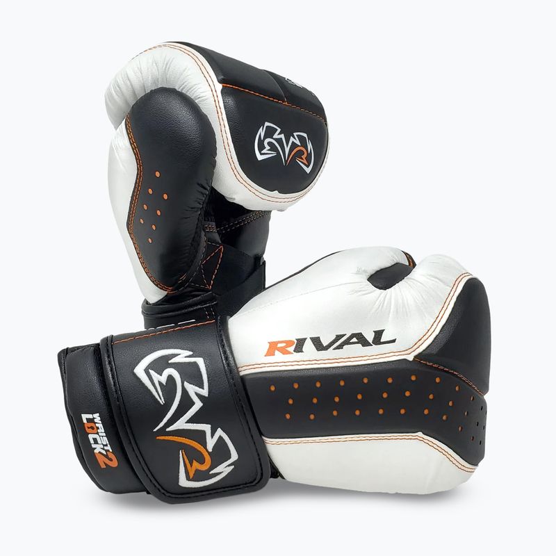 Rival RB10 Intelli-Shock Bag fekete/fehér boxkesztyű