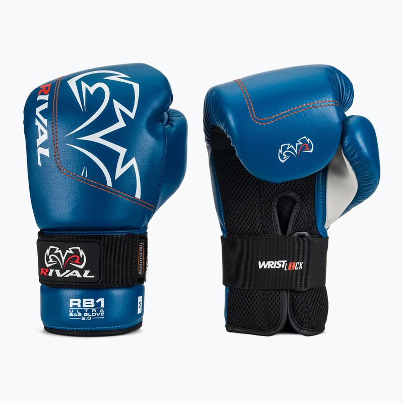 Boxkesztyű Rival RB1 Ultra Bag 2.0 blue 2