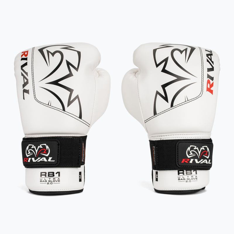 Boxkesztyű Rival RB1 Ultra Bag 2.0 white 2