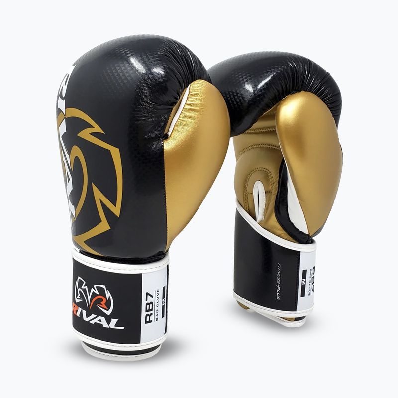 Rival RB7 Fitness Plus Bag fekete/arany bokszkesztyűk 2