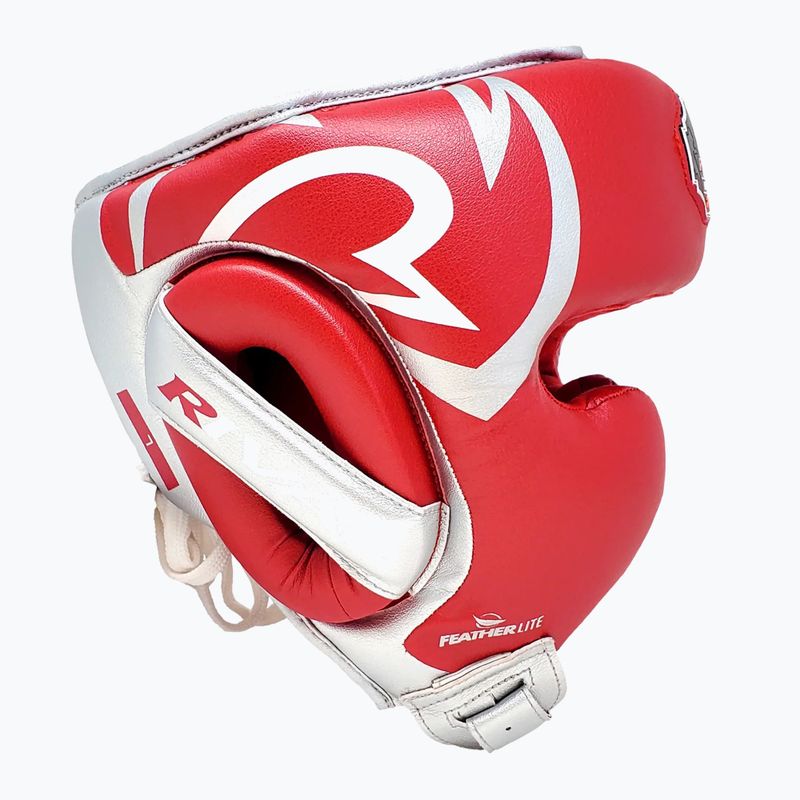 Boksz fejvédő Rival RHG100 Professional Headgear red/silver/grey 4