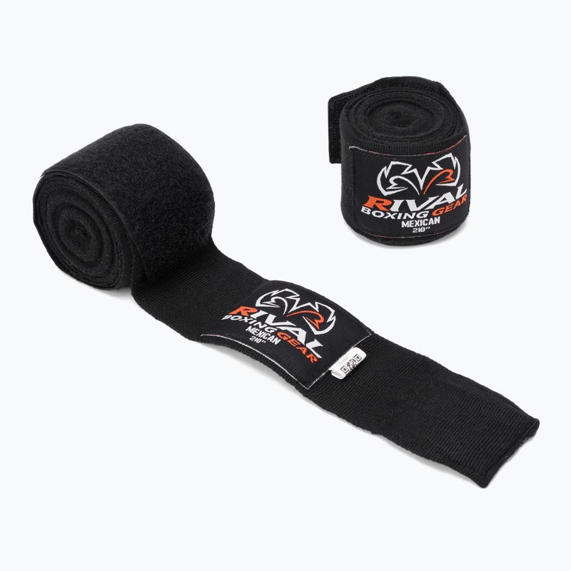 Rival Mexican Handwraps 210 fekete bokszkötszerek