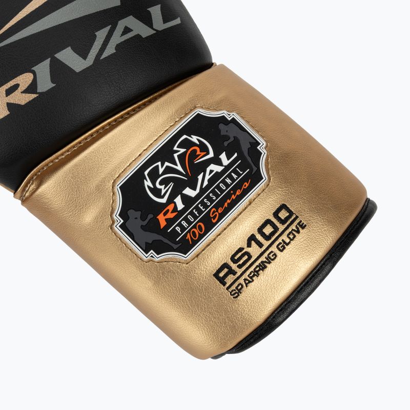 Rival RS100 Professional fekete/arany bokszkesztyű 6