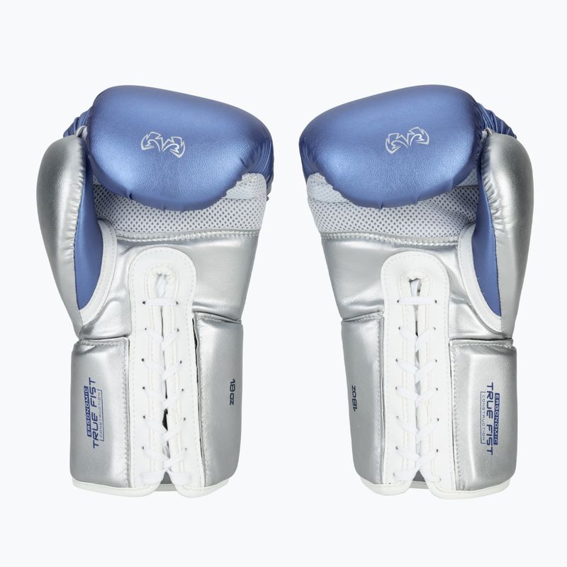 Rival RS100 Professional kék/ezüst bokszkesztyű 3