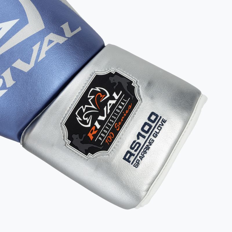 Rival RS100 Professional kék/ezüst bokszkesztyű 6