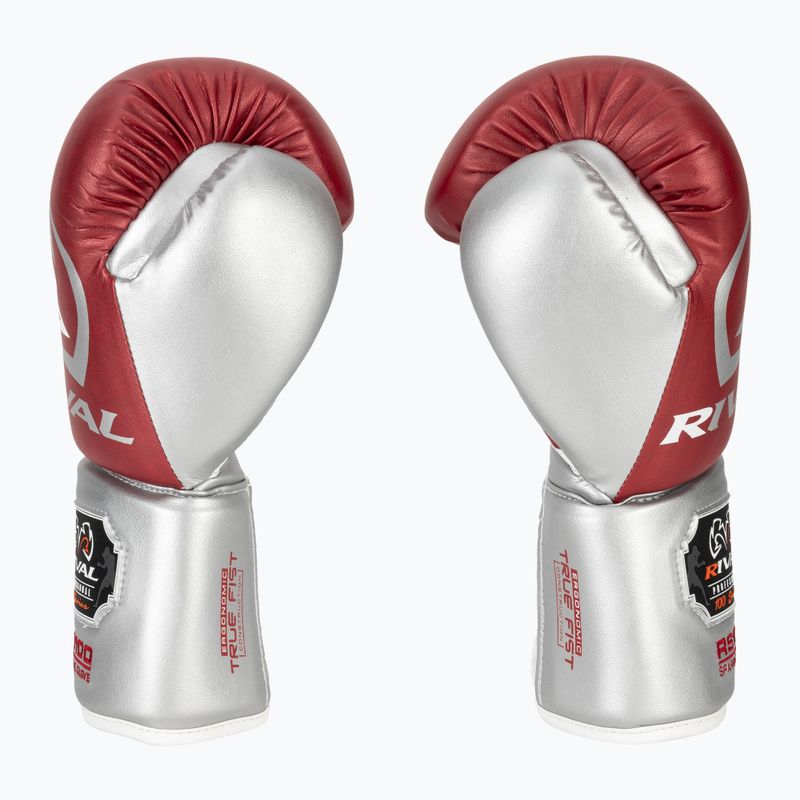 Bokszkesztyűk Rival RS100 Professional red/silver 4