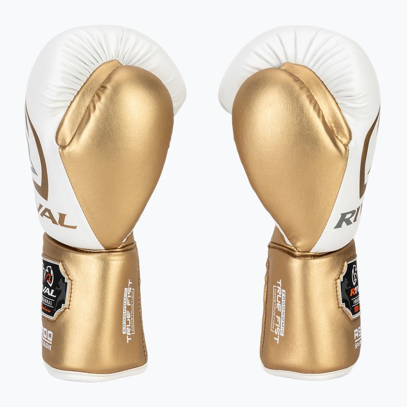 Rival RS100 Professional fehér/arany bokszkesztyű 4