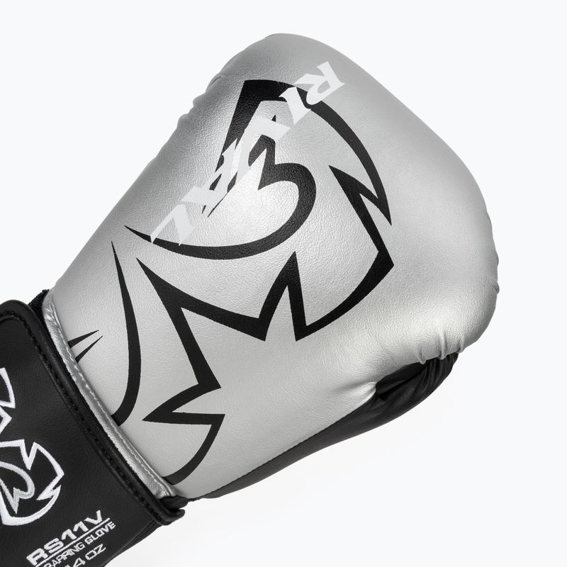 Rival RS11V Professional ezüst bokszkesztyű 5